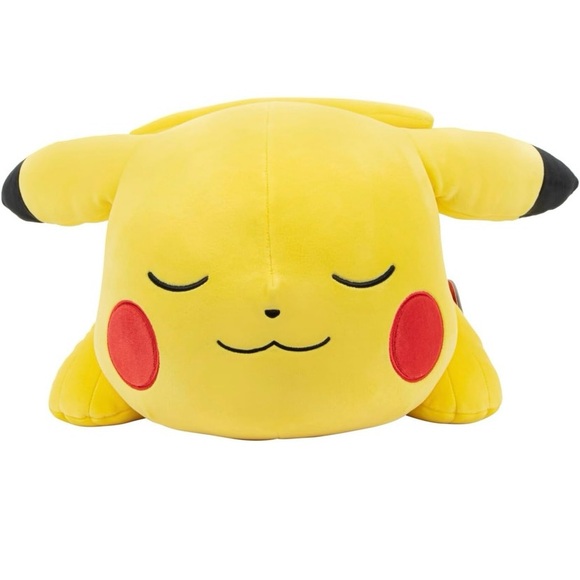 Pokemon Pikachu Sleeping Plush - 18-Inch Premium Plush in Sleeping Pose NEW - Picture 1 of 4